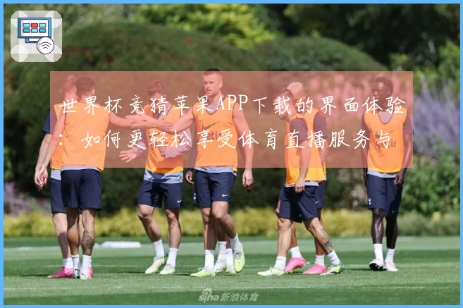 世界杯竞猜苹果APP下载的界面体验：如何更轻松享受体育直播服务与功能探索